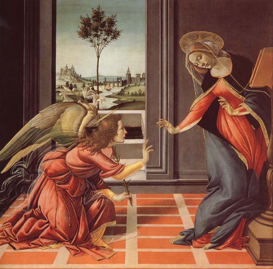 Sandro Botticelli The Annunciation